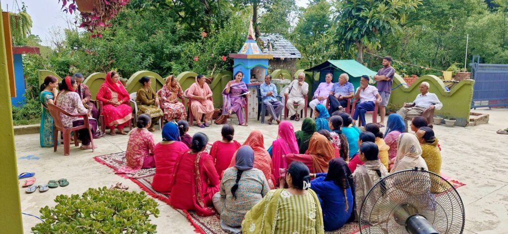 ग्राम पंचायत तलकेहड़ के वार्ड नंबर 6  मचकेहड़ – 1 में हुआ आज पहला वार्ड संवाद!